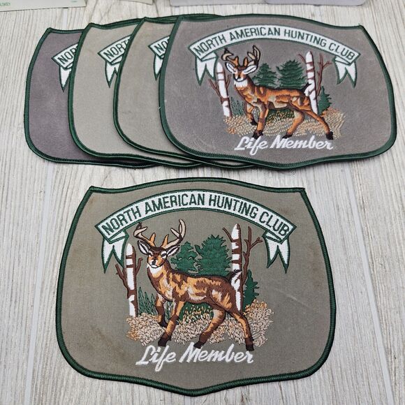 North American Hunting Club Life Member Lot 5 patches, 2 Decals, 4 Key Chains - Picture 4 of 6
